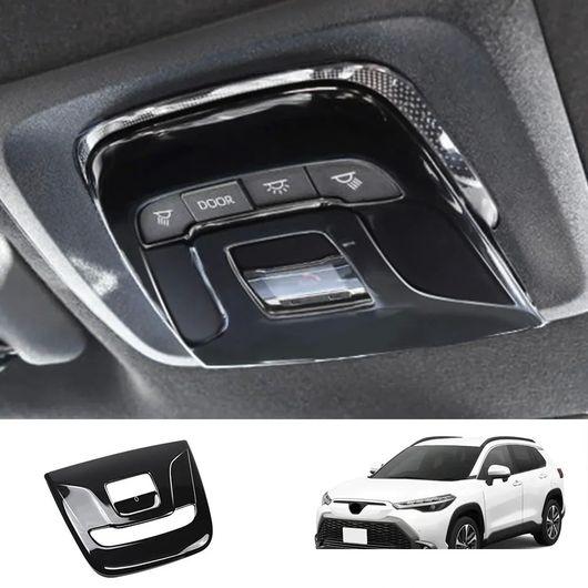 右ハンドル用 適用: トヨタ カローラ クロス 2019-2021 2022 2023 ブラック 光沢 ウインドウ スイッチ ギア シフト ノブ カバー SR-AA-0229_2