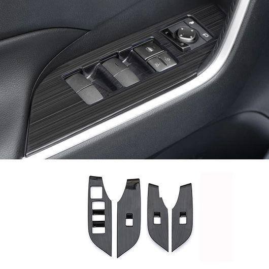 適用: トヨタ RAV4 RAV 4 XA50 2019 2020 2021 2022 2023 ブラック ワイヤードローイング アクセサリー ギア ウインドウ スイッチ SR-AA-0237_3