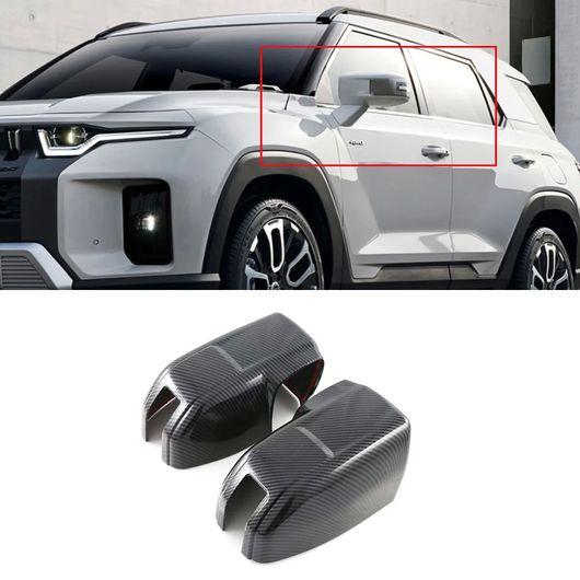適用: 双竜自動車 トーレス 2022 2023 エクステリア アクセサリー バックミラー ミラー カバー トリム フロント ドア ボウル カバー SR-AA-0297