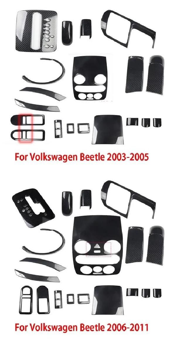 適用: フォルクスワーゲン/VOLKSWAGEN ビートル 2003-2011 インテリア アクセサリー ABS センター 03-05 19個・08-11 19個 SR-AA-0400の通販は