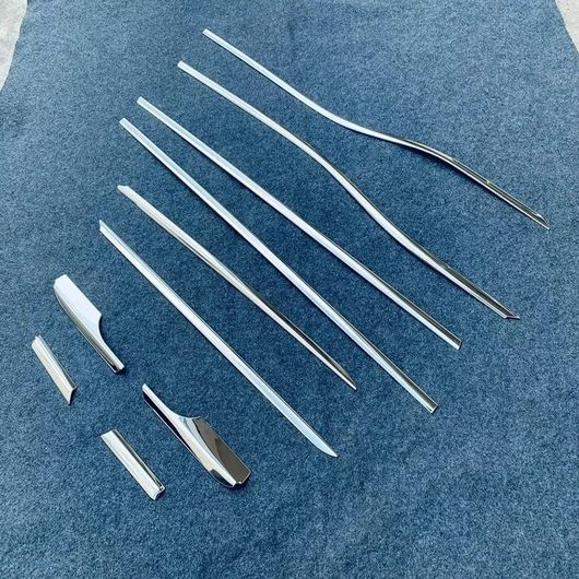 適用: トヨタ ランドクルーザー 250 プラド LC250 2024 2025 クローム ボトム ウインドウ モールディング カバー トリム ウインドウ 装飾 SR-AA-0405_5