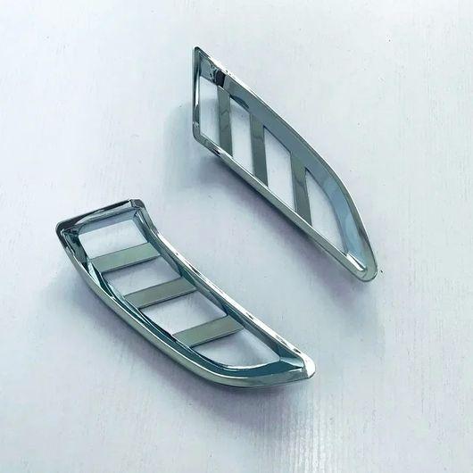 適用: トヨタ ランドクルーザー 250 プラド LC250 2024 2025 ABS クローム フロント エア フェンダー 吹き出し口 カバー トリム 装飾 SR-AA-0444の通販は