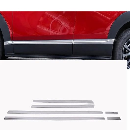 適用: マツダ CX30 CX-30 2024 クローム ステンレス スチール ボディ サイド ドア モールディング カバー トリム エクステリア アクセサリー SR-AA-0482_2