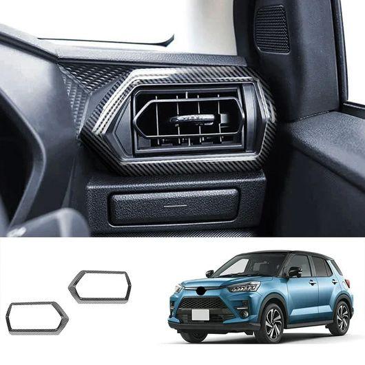 右ハンドル用 適用: トヨタ ライズ A200 2020 2021 2022 カーボン センター コンソール ギア アームレスト ボックス パネル 13セット SR-AA-0511_5