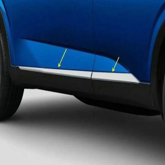 適用: 日産 キャシュカイ J12 2022 2023 ABS クローム 装飾 アクセサリー サイド ドア ボディ モールディング カバー トリム SR-AA-0529