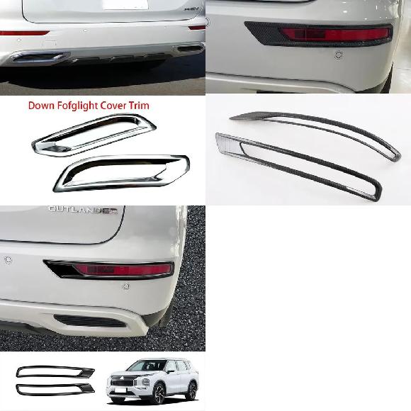 適用: 三菱 アウトランダー 2022 2023 2024 クローム リア ダウン サイド クローム〜アッパー サイド ブラック SR-AA-0567の通販は