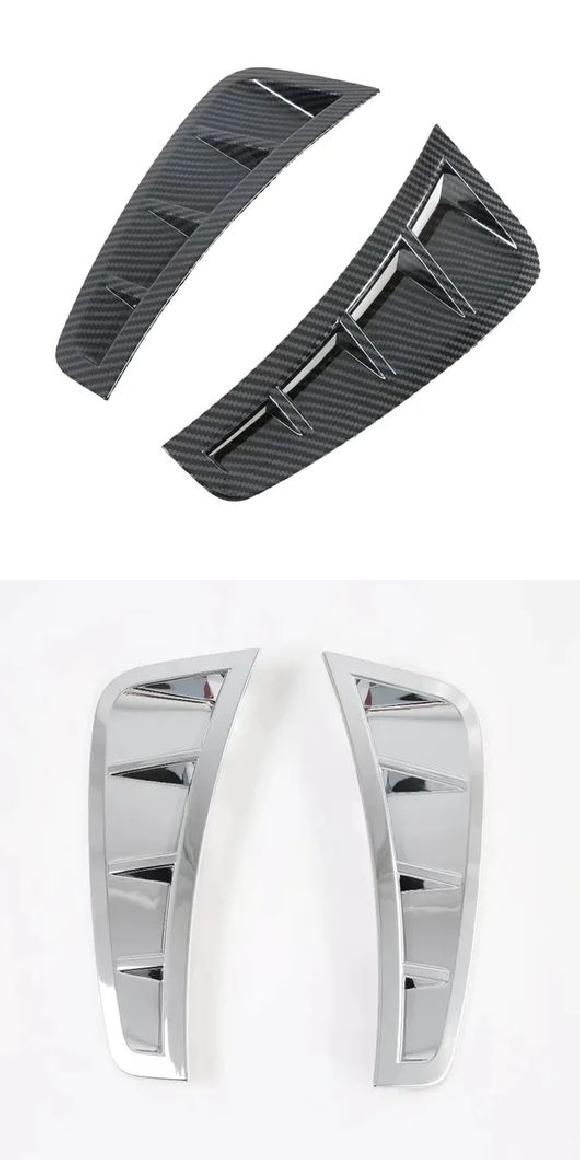 適用: ヒュンダイ/現代/HYUNDAI ソナタ DN8 2020-2023 ABS クローム サイド 通気口 カバー トリム フェンダー ステッカー カーボン・クロム SR-AA-0579 12,673円