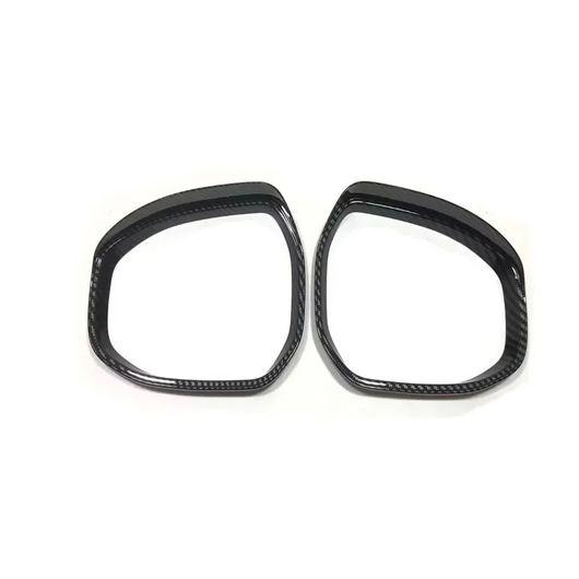適用: トヨタ CHR C-HR 2024 2025 ABS サイド ドア ミラー 装飾 オーバーレイ スタイリング リア カーボンファイバー バイザー A SR-AA-0609_4