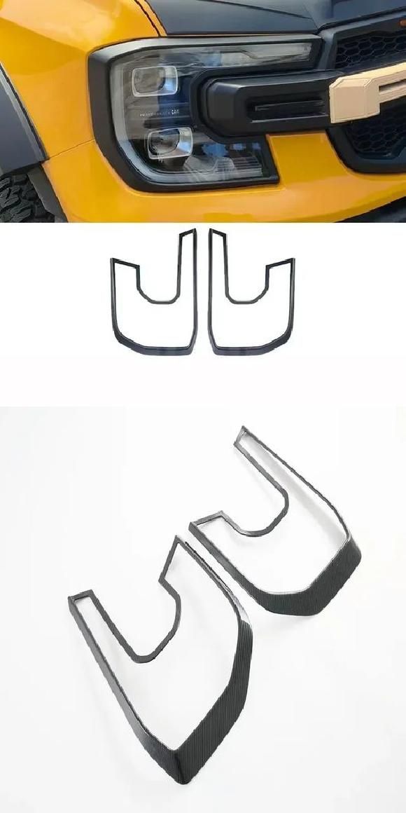 適用: フォード/FORD レンジャー 2023 2024 ABS ブラック フロント マットブラック・フロント カーボンファイバー SR-AA-0650