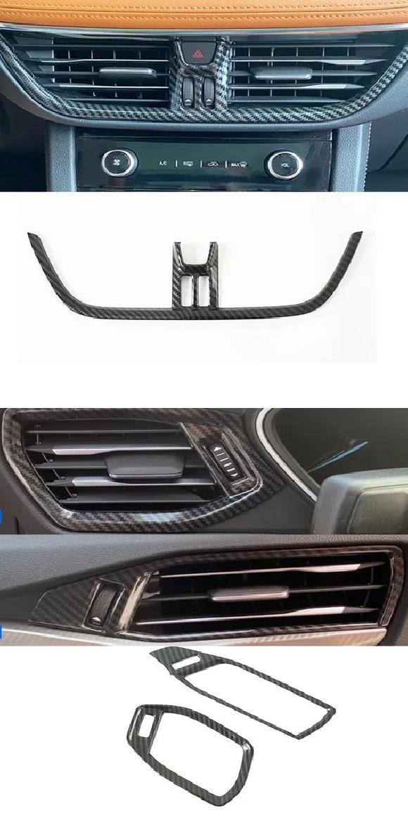適用: フォード/FORD クーガ エスケープ 2020-2022 2023 2024 カーボンファイバー センター AC カバー・サイド AC カバー SR-AA-0661