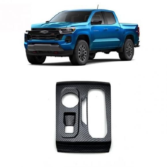 適用: シボレー/CHEVROLET コロラド 2024 2025 ABS フロント カーボンファイバー モデル C・ピアノ ブラック モデル C SR-AA-0674