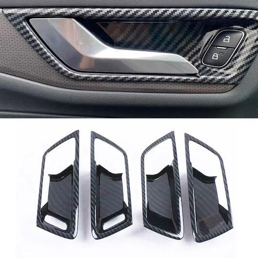 左ハンドル用 適用: フォード/FORD クーガ エスケープ 2020-2024 インテリア アクセサリー ABS カーボンファイバー ドア 2セット SR-AA-0692_1