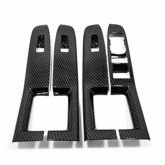 左ハンドル用 適用: フォード/FORD クーガ エスケープ 2020-2024 インテリア アクセサリー ABS カーボンファイバー ドア 2セット SR-AA-0692_4