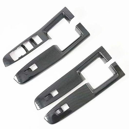 左ハンドル用 適用: フォード/FORD クーガ エスケープ 2020-2024 インテリア アクセサリー ABS カーボンファイバー ドア 2セット SR-AA-0692_5