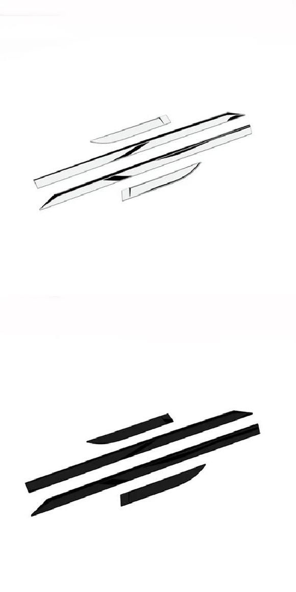 適用: トヨタ CHR C-HR 2024 2025 ABS クローム ブラック クローム サイド ドア ボディ・ブラック サイド ドア ボディ SR-AA-0705