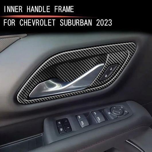 適用: シボレー/CHEVROLET サバーバン 2023 2024 2025 インテリア ドア ハンドル ボウル ウインドウ コントロール ボタン カバー SR-AA-0706_4