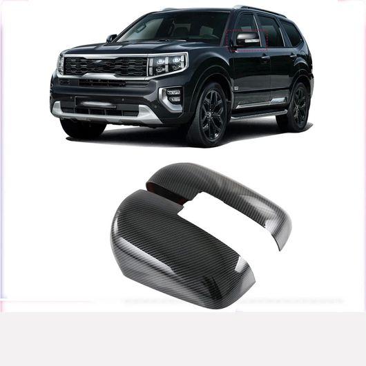 適用: 起亜 モハベ ボレゴ HM2 2019-2022 サイド ドア ハンドル ボウル カバー トリム バックミラー ミラー ビュー 装飾 6セット SR-AA-0718_1