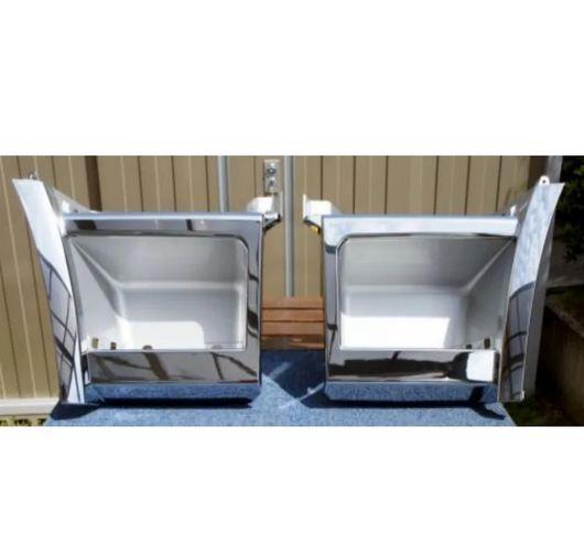 適用: 三菱 ふそう 17 スーパーグレート トラック ペダル トリム クローム ボディ パーツ SR-AA-1165