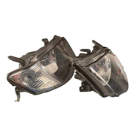ヘッドライト 2006 2013 適用:三菱 L200 ホワイト コーナー ライト 1ペア クリスタル ヘッド ランプ 1ペア SR-AA-1602_2