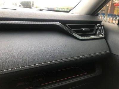 インテリア カーボン 装飾 アクセサリー 適用: トヨタ RAV4 2019-2021 2022 インストルメント コンソール ギア ギア シフト ノブ SR-AA-3226_1