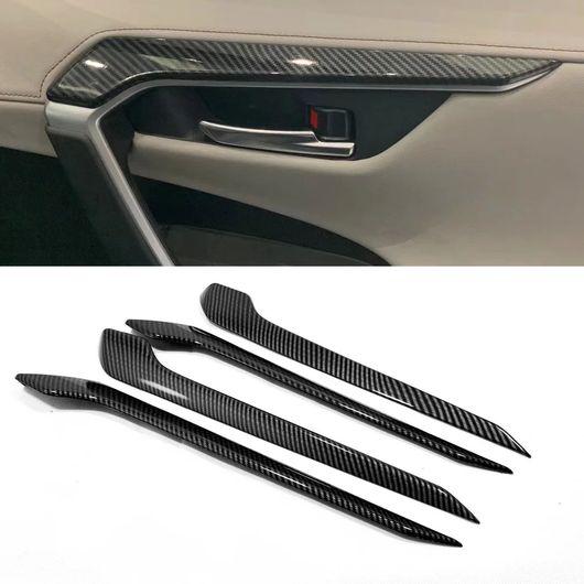 インテリア カーボン 装飾 アクセサリー 適用: トヨタ RAV4 2019-2021 2022 インストルメント コンソール ギア ギア シフト ノブ SR-AA-3226_4
