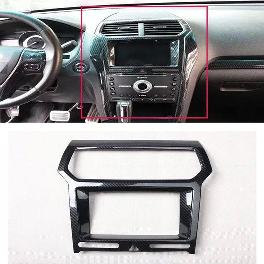 適用: フォード/FORD エクスプローラー 2016 2017 2018 ABS カーボンファイバー ギア シフト パネル インナー ドア ストリップ パネル SR-AA-3422_3