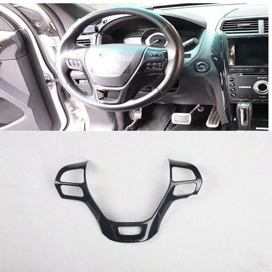 適用: フォード/FORD エクスプローラー 2016 2017 2018 ABS カーボンファイバー ギア シフト パネル インナー ドア ストリップ パネル SR-AA-3422_5