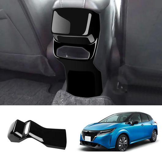 適用: 日産 ノート E13 2020-2023 ABS ブラック インテリア アクセサリー センター コンソール ギア アームレスト SOS カバー SR-AA-3476_5
