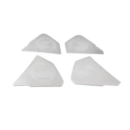 適用: 起亜 スポーテージ NQ5 2022 2023 ステンレス スチール 4ドア オーディオ スピーカー カバー アンダー シート シルバー 4ドア SR-AA-3545