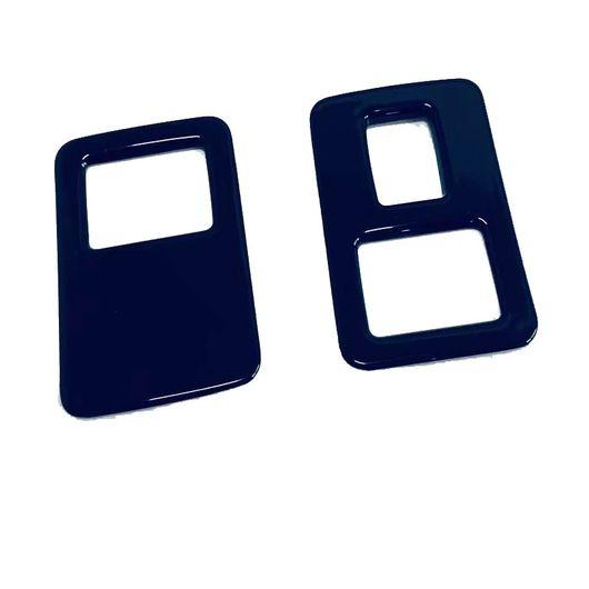 適用: 日産 セレナ C28 2022 2023 インテリア アクセサリー ABS ブラック ウインドウ スイッチ カバー トリム エアコン 読書灯 カバー SR-AA-3561_1