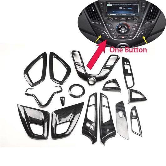 左ハンドル用 適用: ヒュンダイ/現代/HYUNDAI ヴェロスター 2011-2014 2015 2016 インテリア 装飾 ステアリング ホイール カバー SR-AA-3612_1