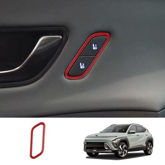 適用: ヒュンダイ/現代/HYUNDAI コナ 2024 2025 カーボンファイバー ドア ボウル ABS カーボンファイバー・ABS レッド SR-AA-3786_3
