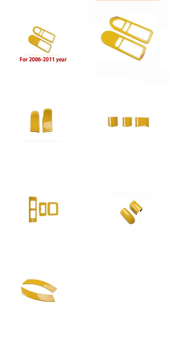 適用: フォルクスワーゲン/VOLKSWAGEN ビートル 2003-2011 イエロー カラー ドア ハンドル 06-11〜ドア ハンドル 03-11 SR-AA-3788