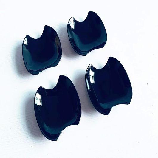 適用: トヨタ ランドクルーザー 250 プラド LC250 2024 ABS ブラック ボウル カバー・ブラック カーボンファイバー SR-AA-3838