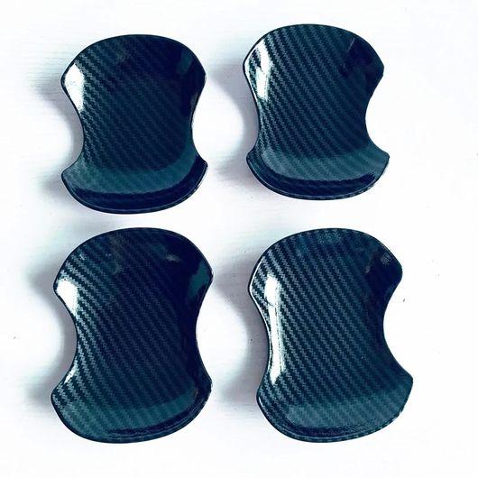 適用: トヨタ ランドクルーザー 250 プラド LC250 2024 ABS ブラック ボウル カバー・ブラック カーボンファイバー SR-AA-3838