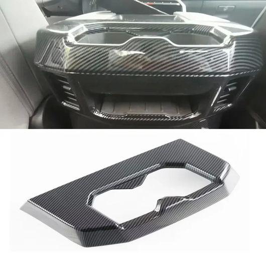 適用: トヨタ タンドラ セコイア 2022 2023 カーボンファイバー センター コントロール ギア シフト センター コントロール カバー SR-AA-3870_1