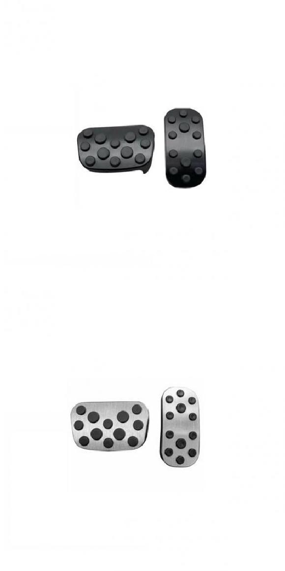 適用: トヨタ ランドクルーザー 250 プラド LC250 2024 2025 アルミ 合金 AT アクセル ブラック・シルバー カラー SR-AA-3976