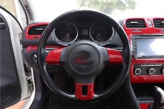 右ハンドル用 適用: フォルクスワーゲン/VOLKSWAGEN ゴルフ 6 GTI MK6 2009-2012 レッド ドア アームレスト パネル SR-AA-4027_4