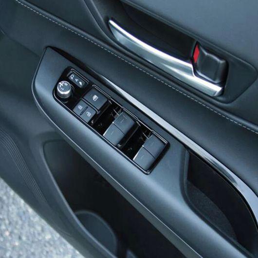 右ハンドル用 適用: トヨタ ハリアー ヴェンザ 2020-2022 2023 2024 ABS ブラック ウインドウ スイッチ エンジン スタート カバー SR-AA-4053_5