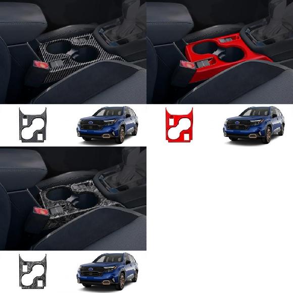 適用: スバル フォレスター 2024 2025 ABS カーボンファイバー カーボン フロント ウォーター C〜鍛造 フロント ウォーター SR-AA-4104