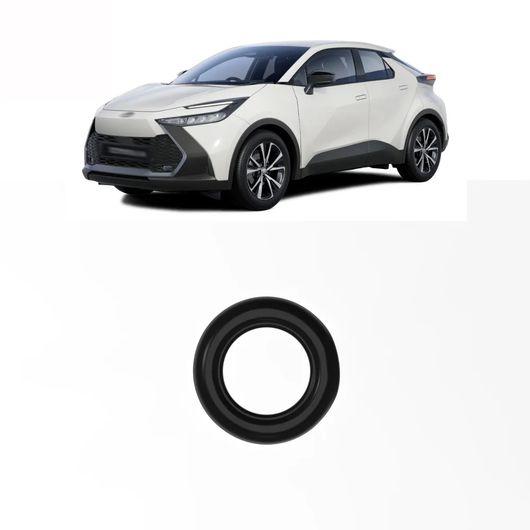 適用: トヨタ CHR C-HR 2024 2025 ABS ピアノ ブラック インテリア アクセサリー ギア シフト パネル ウインドウ スイッチ 6点セット SR-AA-4123