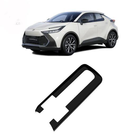 適用: トヨタ CHR C-HR 2024 2025 ABS ピアノ ブラック インテリア アクセサリー ギア シフト パネル ウインドウ スイッチ 6点セット SR-AA-4123