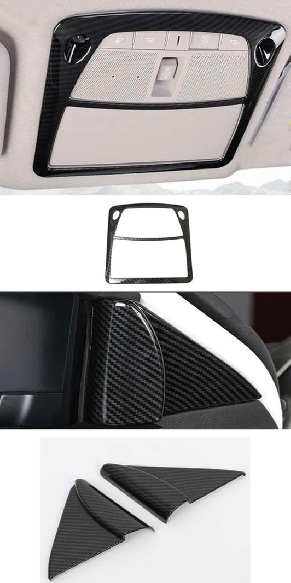 適用: 日産 ナバラ NP300 ST 2014-2020 センター ギア シフト パネル インナー 読書灯カバー・Aピラートライアングルカバー SR-AA-4241
