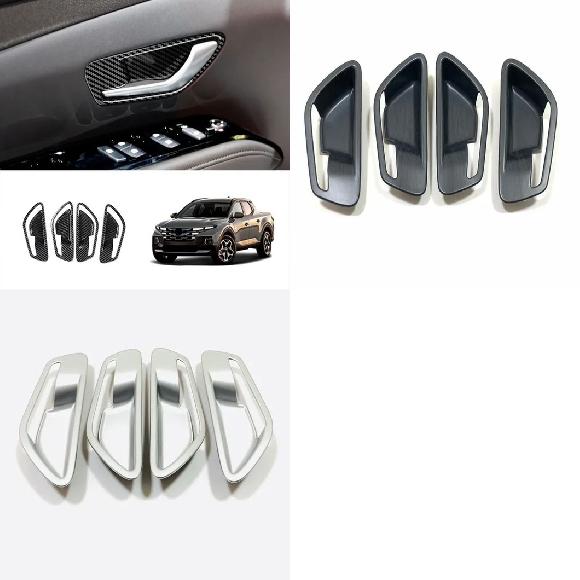 適用: ヒュンダイ/現代/HYUNDAI ツーソン 2021-2024 サンタ CRUZ 2022 2023 インナー ABS カーボンファイバー〜ABS マット SR-AA-4293