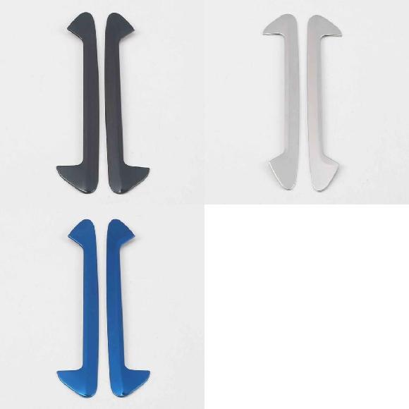 適用: BMW X3 G01 G08 2018 2019 両方 サイド 通気口 リーフ フェンダー カバー スチール ブラック〜スチール ブルー SR-AA-4343