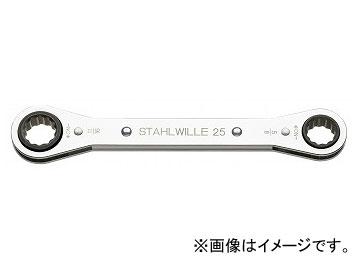 スタビレー/STAHLWILLE 板ラチェットメガネセット（96415601） 品番：25A/7PCN JAN：4018754164585