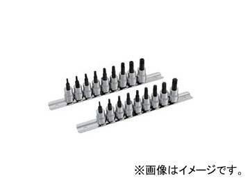 スエカゲツール Pro-Auto 3/8” DRIVE 9PC. スペシャル ビットソケットハンガーセット No.113-31SA JAN：4989530603973の通販は 8,162円