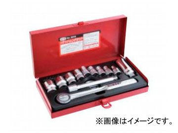 スエカゲツール SEK 3/8”DR. 13PC. ソケットレンチセット No.3013 JAN：4989530021302