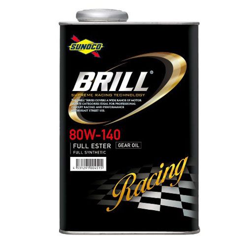 スノコ(SUNOCO) BRILL GEAR ギアオイル 80W-140 1L GL-5 FULL SYNTHETIC