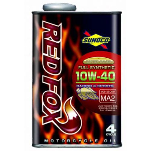 スノコ(SUNOCO) REDFOX RACING＆SPORTS オートバイ用エンジンオイル 10W-40 20L MA2 FULL SYNTHETIC